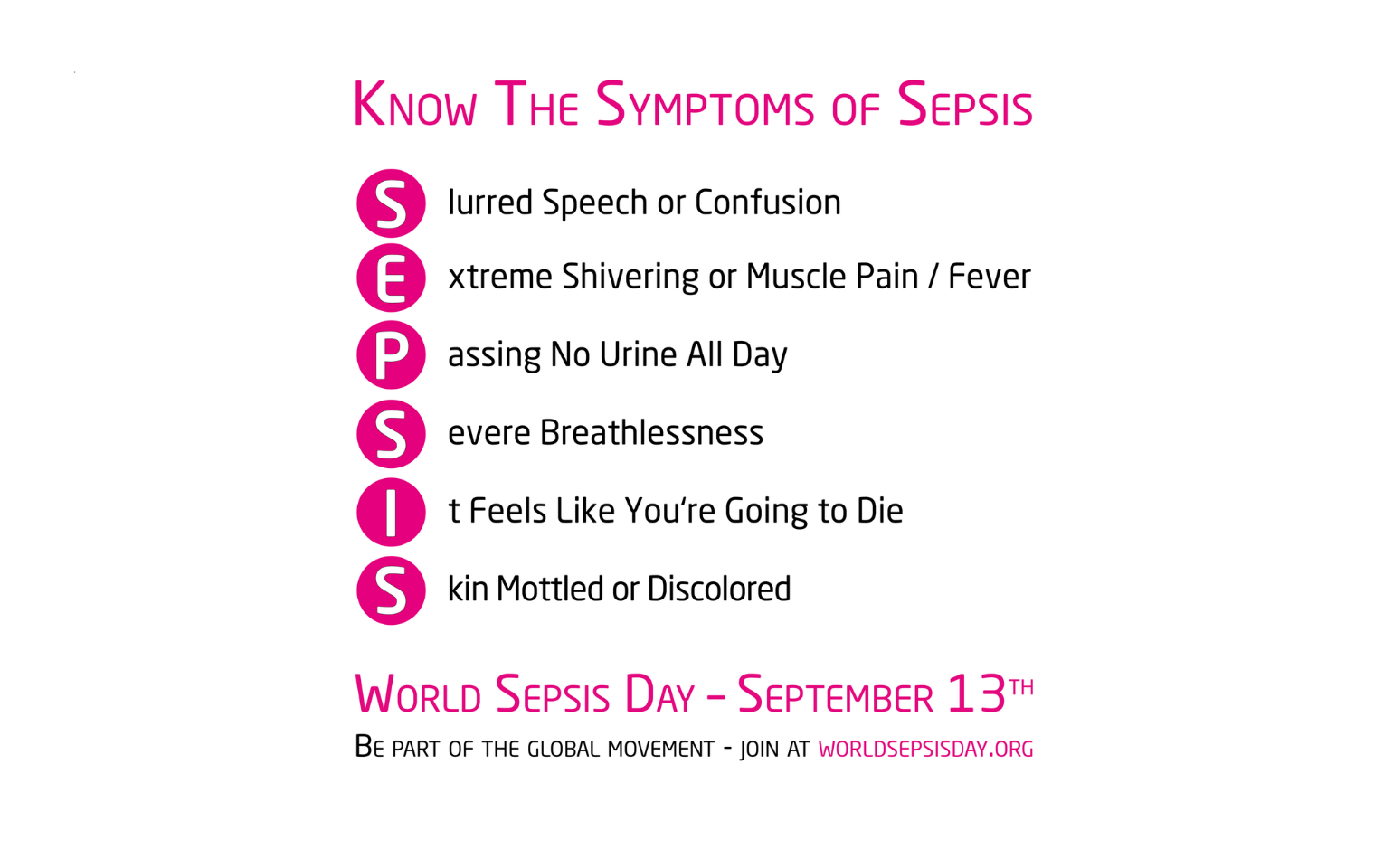 Spotting The Signs Of Sepsis United Response